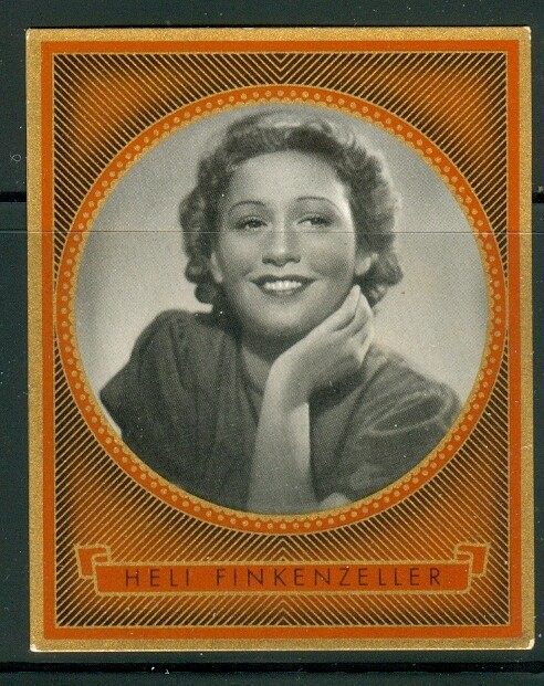 1937: Heli Finkenzeller - German star card #439