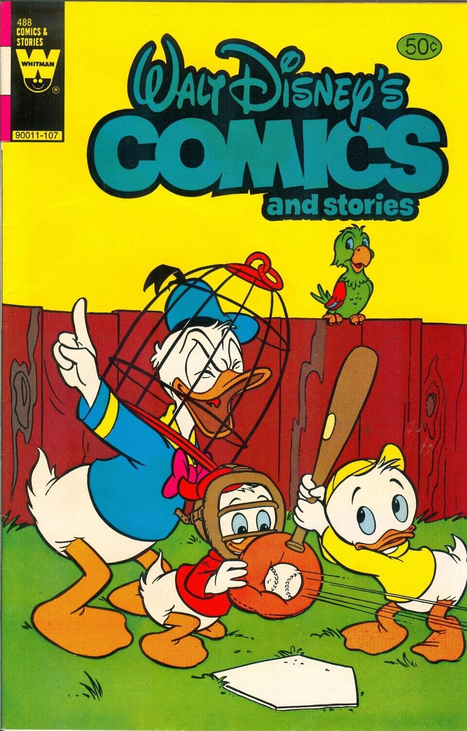 Walt Disney&#39;s Comics and Stories #488, July 1981 - Whitman Comics 50¢ - Barks