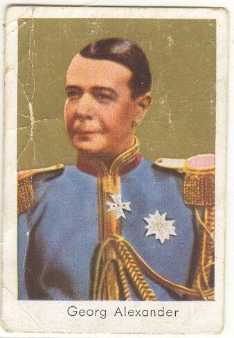 Georg Alexander, German Actor, 1934 cigarette card #84