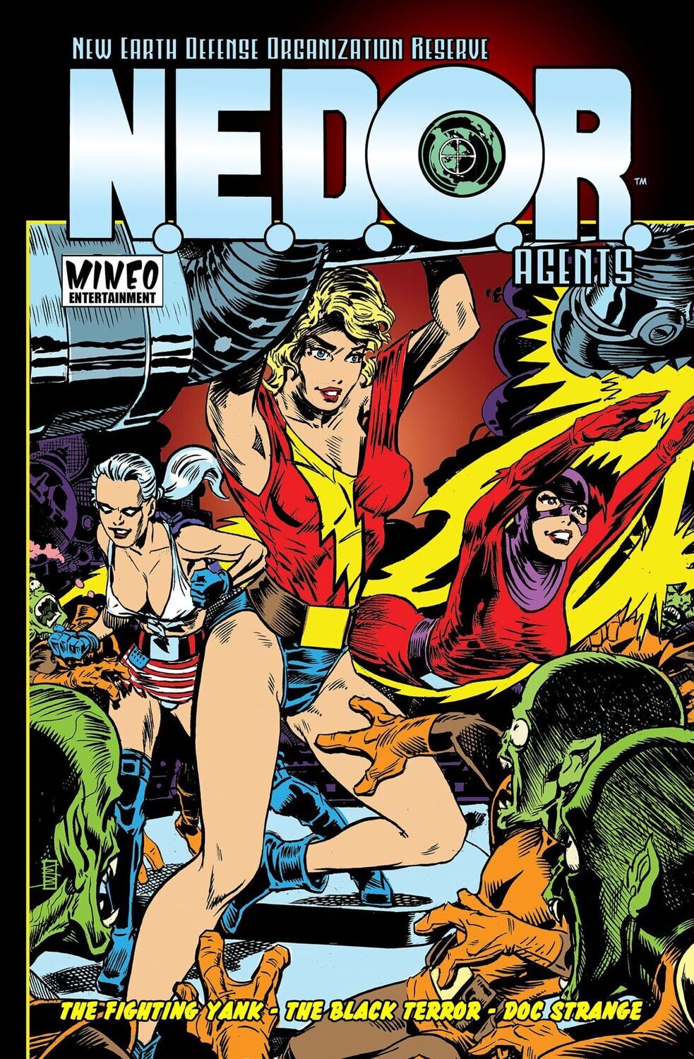 N.E.D.O.R. Agents #1, Mineo Entertainment, June 2021 - $6.99 cover. NEW GGA
