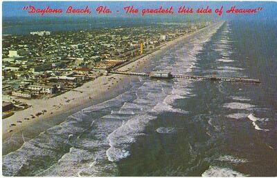 1960s Postcard Daytona Beach, Fla. Greatest this Side of Heaven