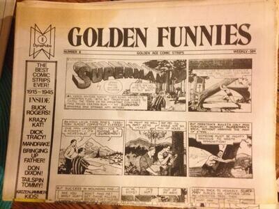 Golden Funnies #3, DynaPubs Enterprises, June 15 1973, Superman, Buck Rogers etc
