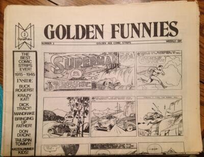 Golden Funnies #3, DynaPubs Enterprises, June 15 1973, Superman, Buck Rogers B