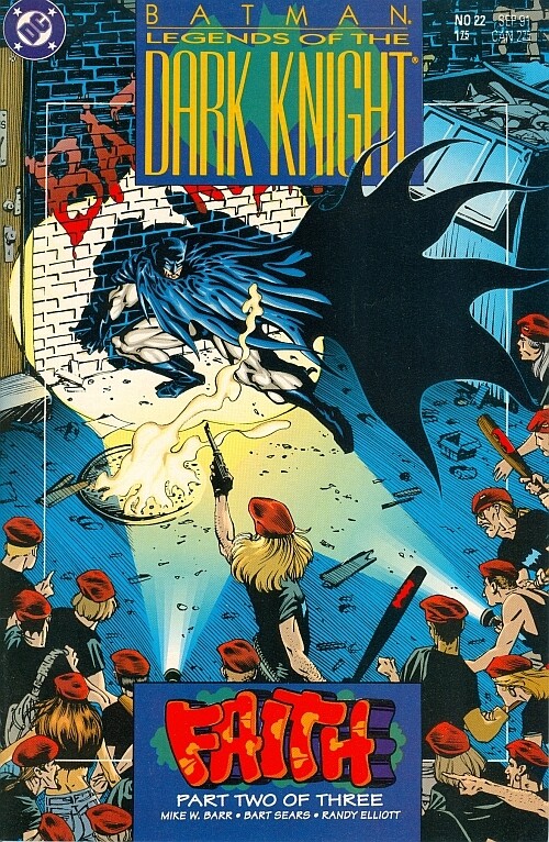 Legends of the Dark Knight #22 (Sept 1991) Bart Sears cover $1.75 cover price