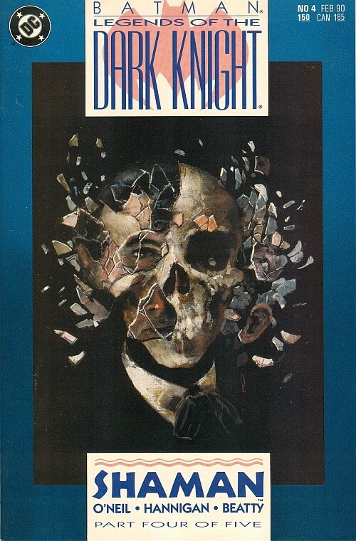 Legends of the Dark Knight #4 (February 1990) George Pratt cvr $1.50 cover price