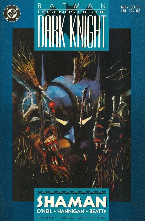 Legends of the Dark Knight #2 (December 1989) George Pratt cvr $1.50 cover price