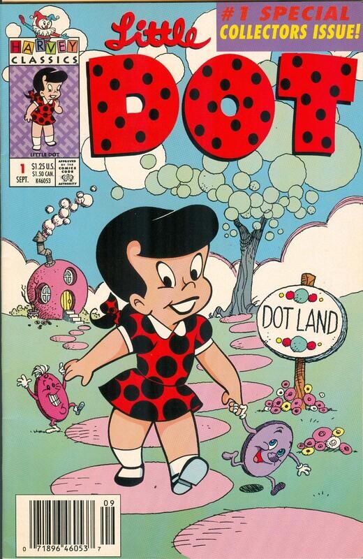 Little Dot #1, Harvey Comics, September 1992, $1.25 cover price, Jorge Pacheco
