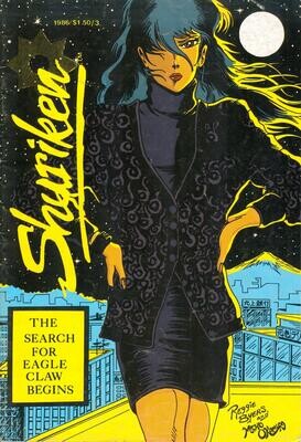 Shuriken #3, Victory Productions, March 1986, $1.50 cover by Reggie Byers