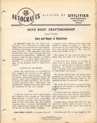 1948 Auto Body Craftsmanship - Diagrams, etc. #12