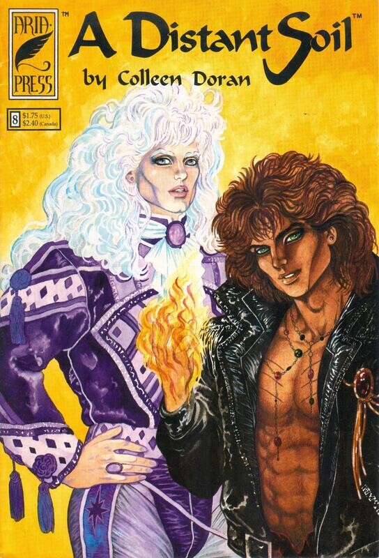 A Distant Soil #8, Aria Press, June 1994, $1.75 cover by Colleen Doran