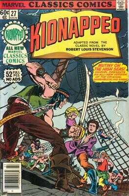 Marvel Classics Comics #27 - Kidnapped - 1977, John Romita Jr. cover 60¢