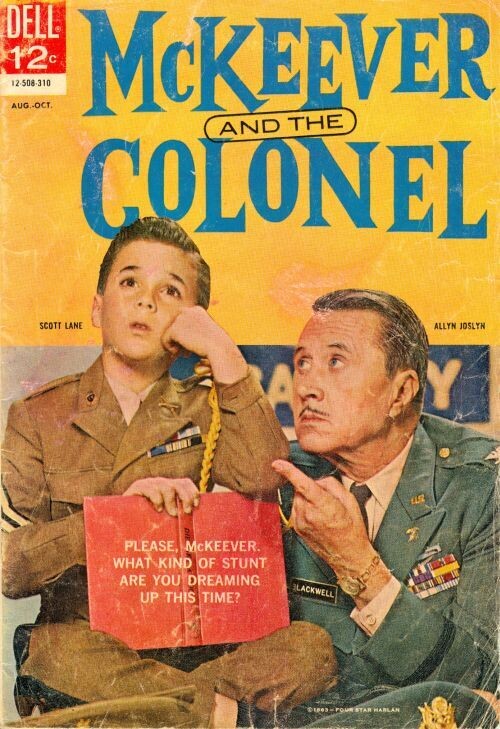 McKeever and the Colonel #3 - Dell Comics, August-October 1963 - 12¢ cover price