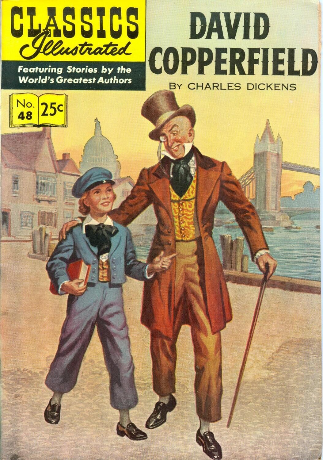 Classics Illustrated #48 (HRN 169) David Copperfield - 25¢ stiff cover edition, Winter 1969