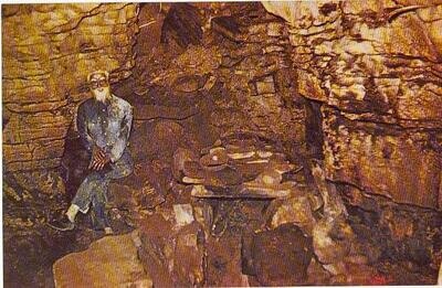 1970s Chrome Postcard - Park Mammoth Resort: Slave Cave, Underground Railway