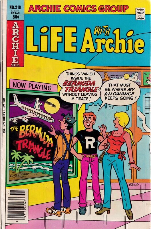Life With Archie #218, Archie Comics, November 1980, 50¢ Stan Goldberg cover