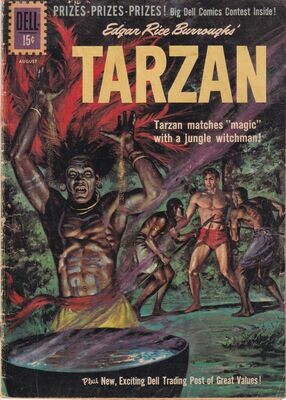 Edgar Rice Burroughs&#39; Tarzan #125, Dell Comics, July-August 1961 15¢ - good, George Wilson cover