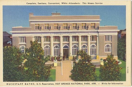 1931 Linen: Buckstaff Baths, Hot Springs National Park