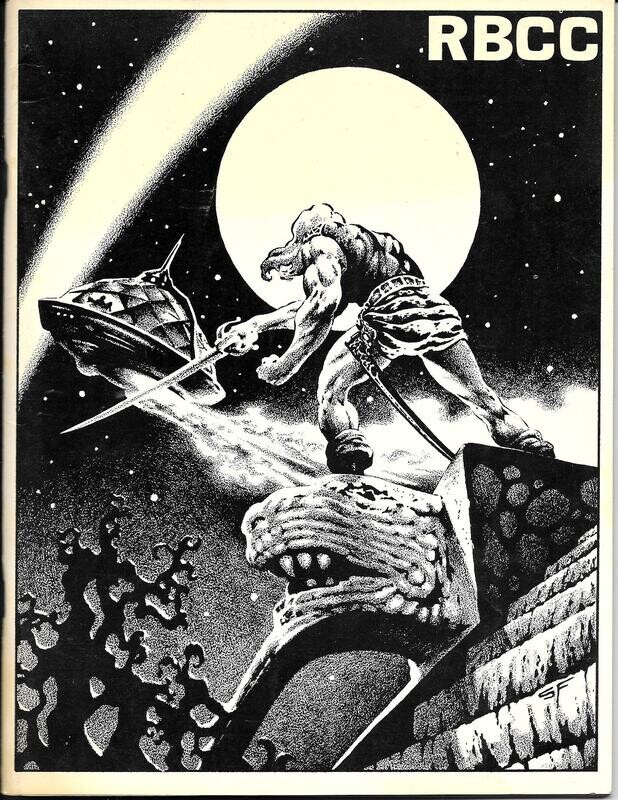 Rocket&#39;s Blast Comicollector (RBCC) #123, November 1975, Steve Fabian cover