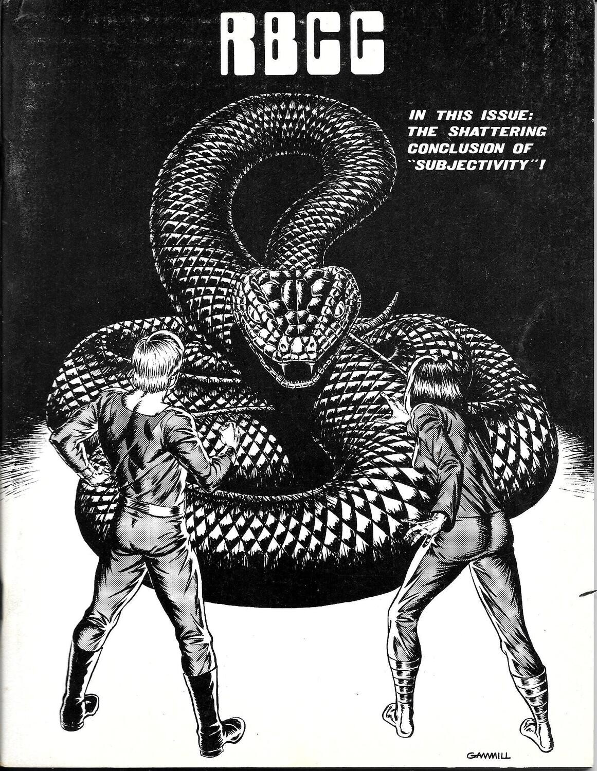 Rocket&#39;s Blast Comicollector (RBCC) #127, May 1976, Kerry Gammill cover, Magnus Robot Fighter back cover art by Steve Fabian