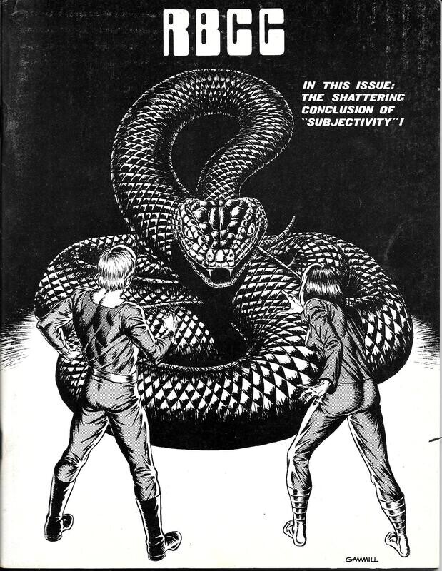Rocket&#39;s Blast Comicollector (RBCC) #127, May 1976, Kerry Gammill cover, Magnus Robot Fighter back cover art by Steve Fabian