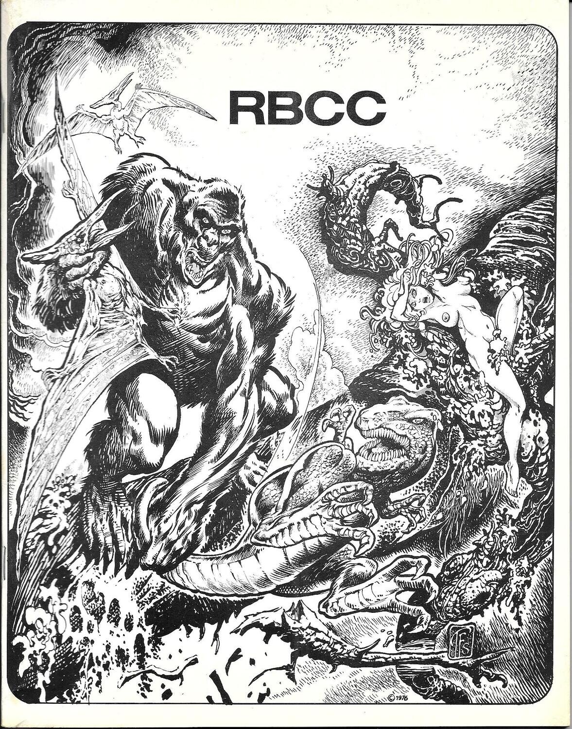 Rocket&#39;s Blast Comicollector (RBCC) #129, August 1976, King Kong special issue