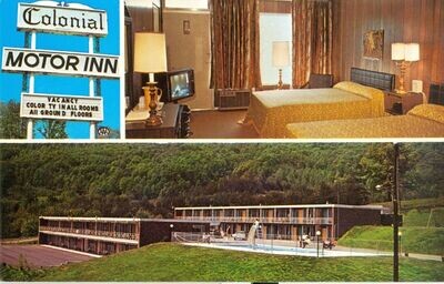 1960s Chrome: Colonial Motor Inn, Lake City, Tennessee