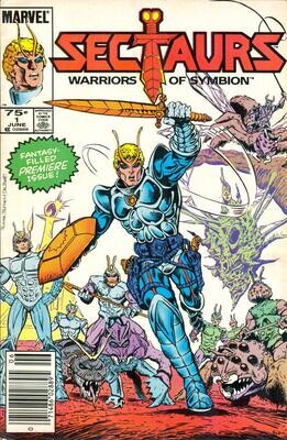 Sectaurs #1 Warriors of Symbion, Marvel Comics, June 1985, 75¢