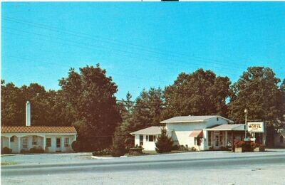 1960s Chrome: Cumberland Motel, Crossville, Tennessee