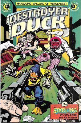 Destroyer Duck #3, Eclipse Comics, June 1983, Jack Kirby and Alfredo Alcala