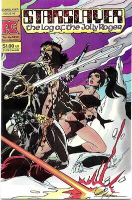 Starslayer #5, Pacific Comics, November 1982, Mike Grell, 2nd Groo by Aragonés