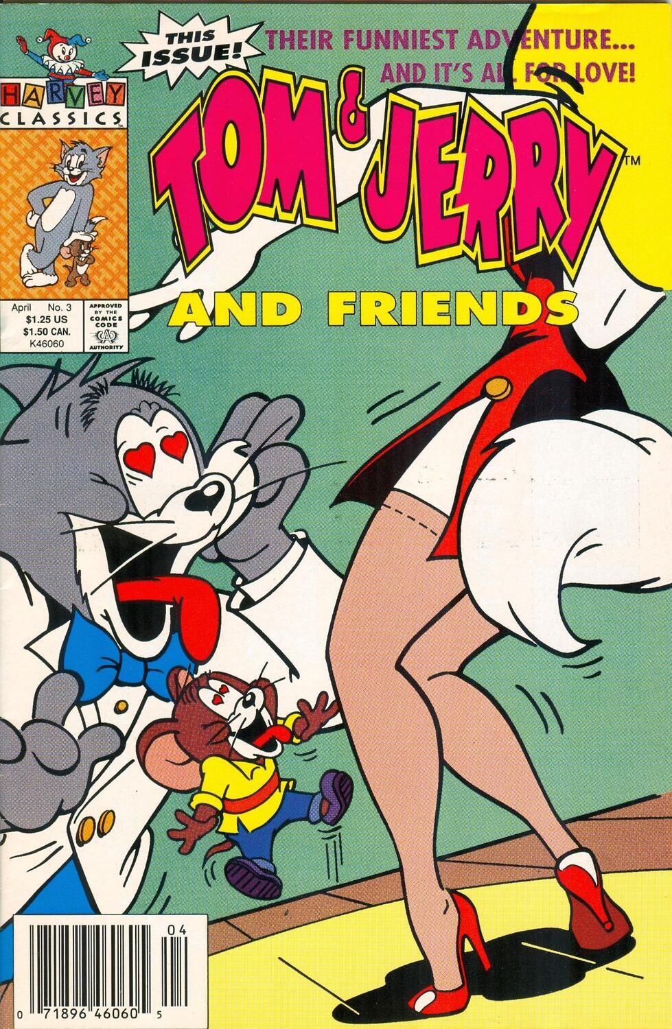 Tom &amp; Jerry and Friends #3 - Harvey Comics, April 1992