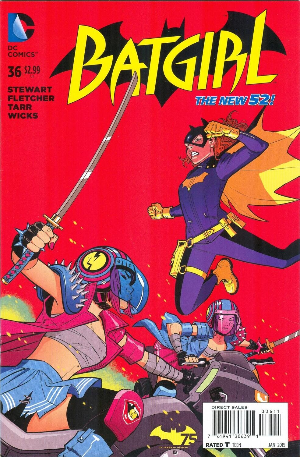 Batgirl #36 (New 52) - DC Comics - January 2015 $2.99 cover, Cameron Stewart