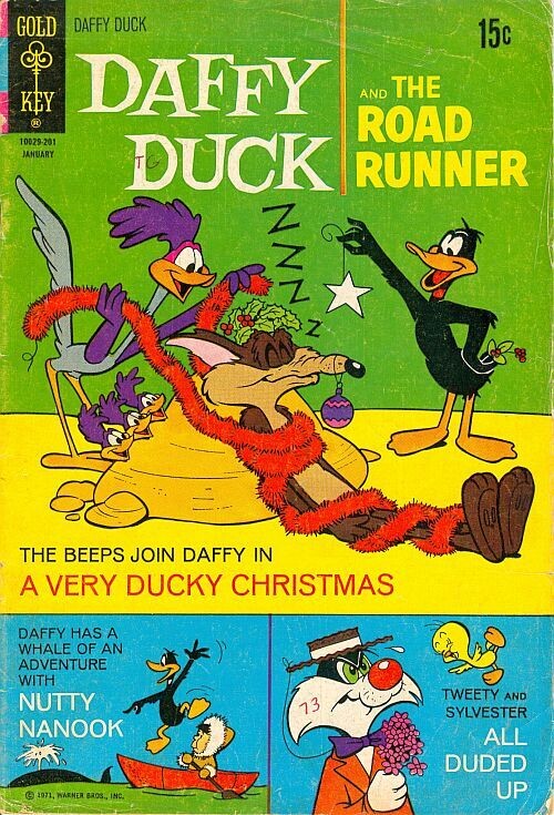Daffy Duck #73, Gold Key Comics, 15¢ cover, January 1972