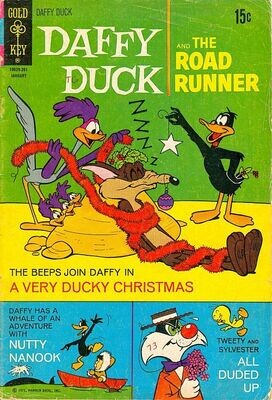 Daffy Duck #73, Gold Key Comics, 15¢ cover, January 1972