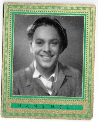 Hans Holt - Large German Cigarette Card, Bunte Filmbilder #491