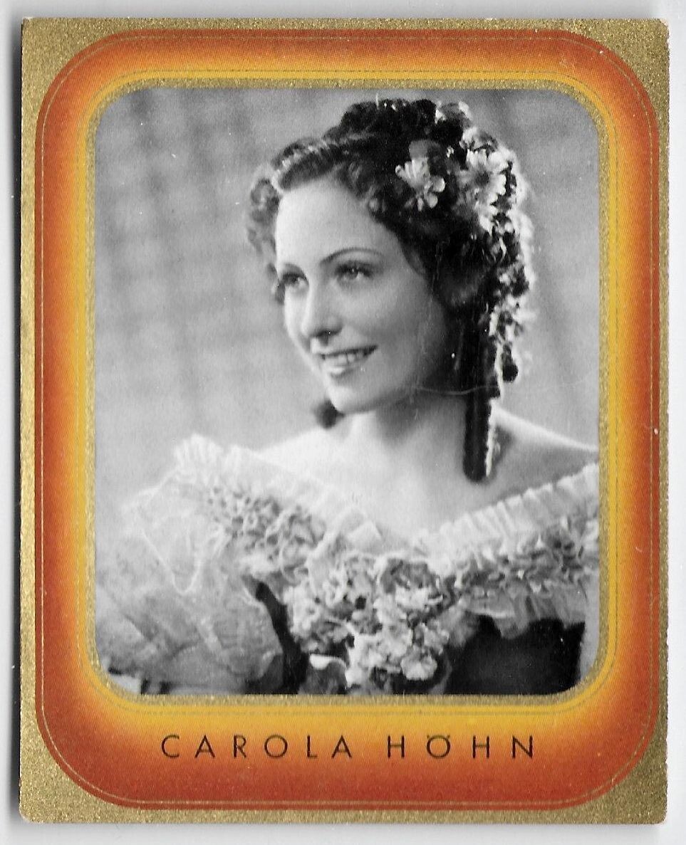 Carola Höhn, 1936 German Cigarette Card, Bunte Filmbilder #90