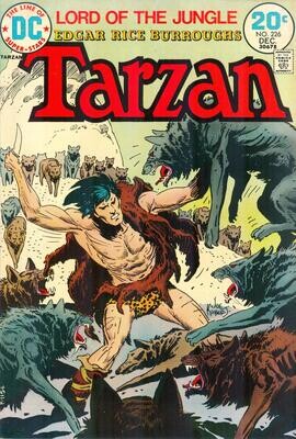 Tarzan #226 - DC Comics - December 1973, 20¢ cover, Kubert art, warehouse find