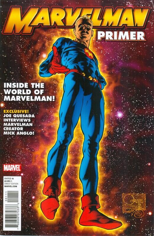 Marvelman Primer, Marvel Comics, August 2010, $3.99 cover by Joe Quesada