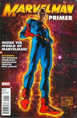 Marvelman Primer, Marvel Comics, August 2010, $3.99 cover by Joe Quesada
