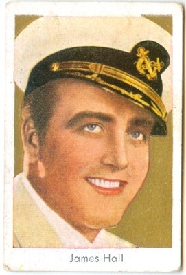 James Hall - 1930s original color card #117 - Hell&#39;s Angels, Manhattan Tower