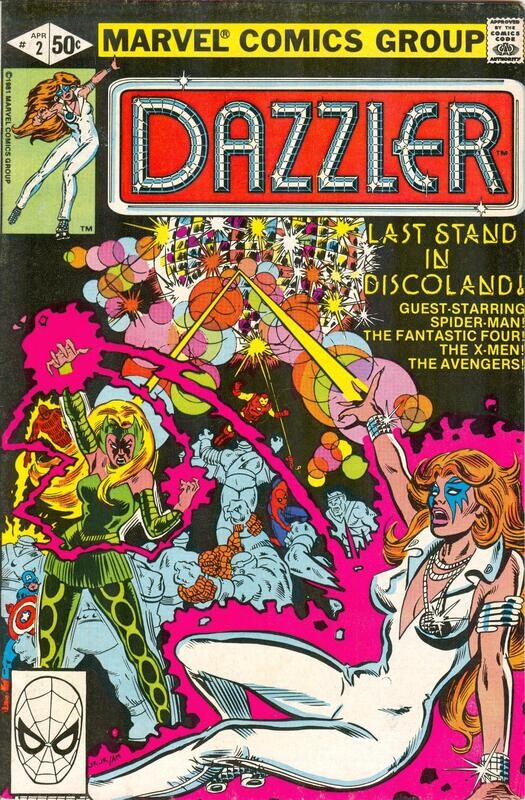 Dazzler #2 - Marvel Comics, April 1981, John Romita Jr., Last Stand in Discoland