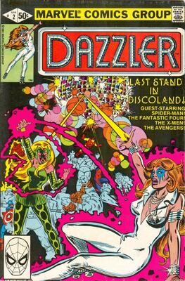 Dazzler #2 - Marvel Comics, April 1981, John Romita Jr., Last Stand in Discoland