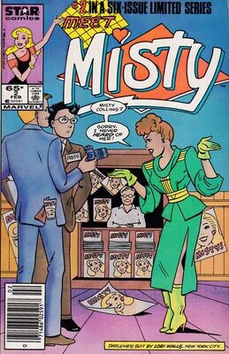 Misty #2 - Marvel/Star Comics - February 1986, 65¢ cover, Trina Robbins