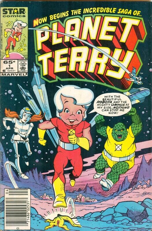 Planet Terry #1 - Marvel/Star Comics - April 1985, 65¢ cover, Warren Kremer