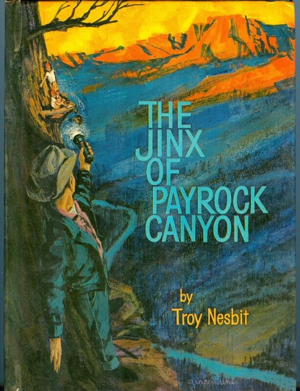 Whitman #1528 - The Jinx of Payrock Canyon by Troy Nesbit - 1954