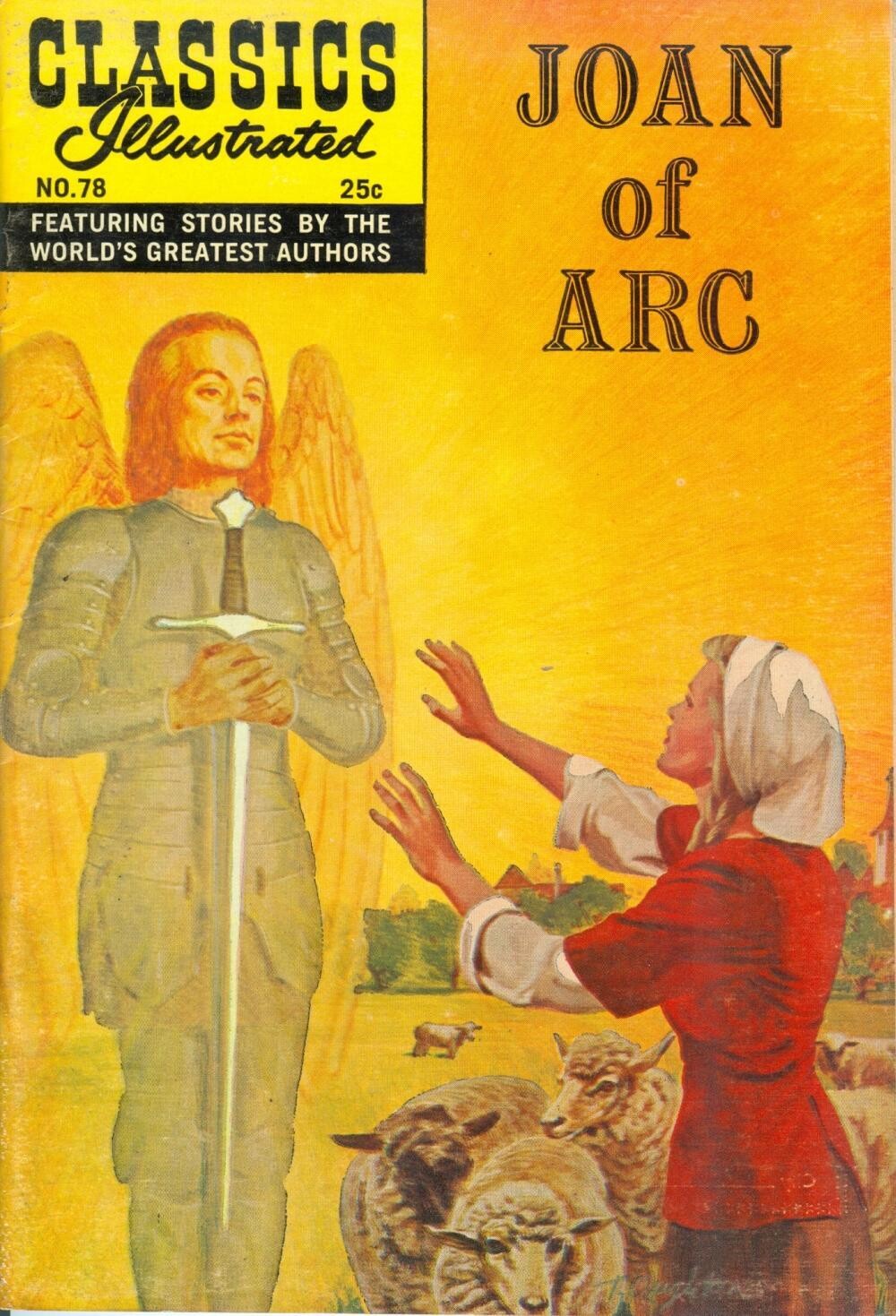 Classics Illustrated #78 (HRN 166) Joan of Arc - Winter 1969 stiff cover