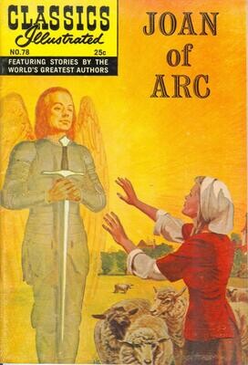 Classics Illustrated #78 (HRN 166) Joan of Arc - Winter 1969 stiff cover