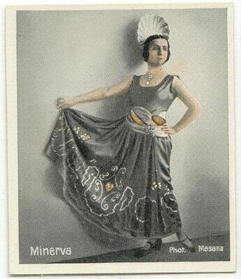 Minerva - Spanish Dancer, pictured here in early-1930s - Cigarette Card