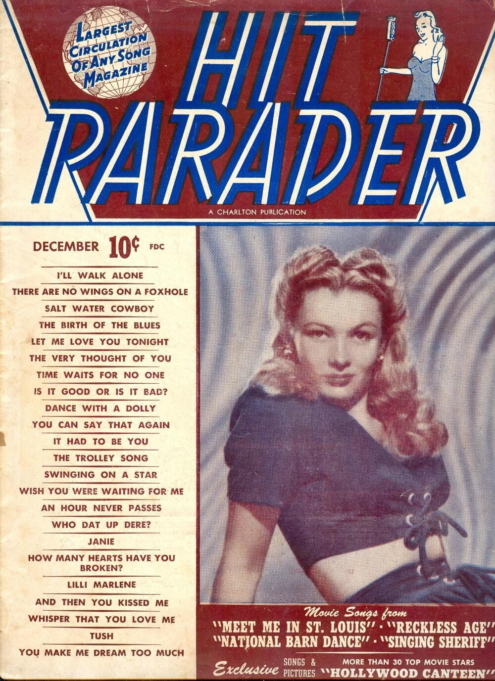 Hit Parader, Charlton Publications, Vol. 3 #4, December 1944