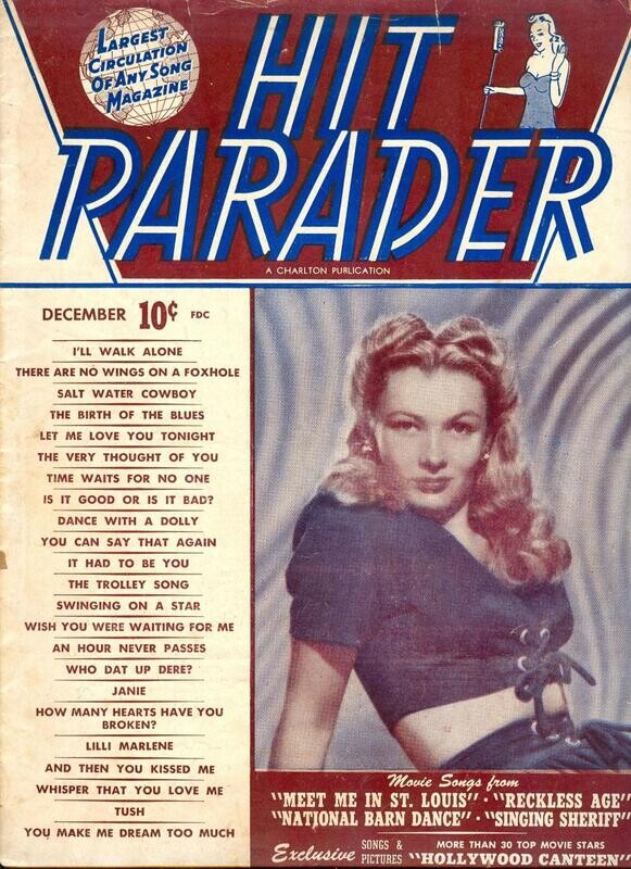 Hit Parader, Charlton Publications, Vol. 3 #4, December 1944